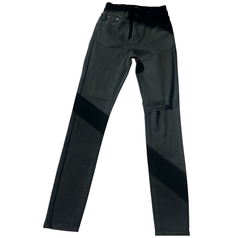I&M Black Label Emma Skinny Mid-Rise Jeans - Black, Size 1